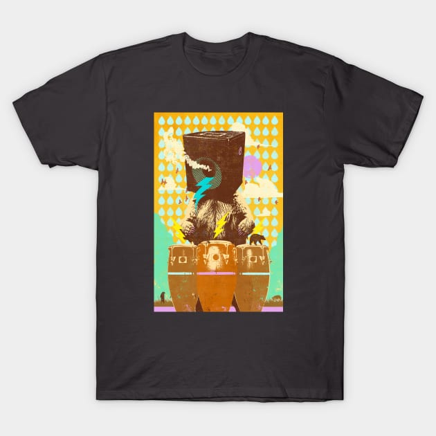 BEAR BEATS T-Shirt by Showdeer